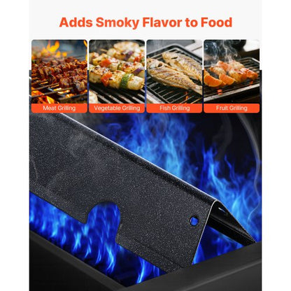 Smaksättningsstänger, 44 cm grillreservdel, för Weber Genesis ll 310 315 335 340, E/S 325s, ES/SX 325s, E/S 335, EX/SX/EPX-335 grillar, porslinsemaljerad ståltjockare värmeplatta, 5-pack |  EU