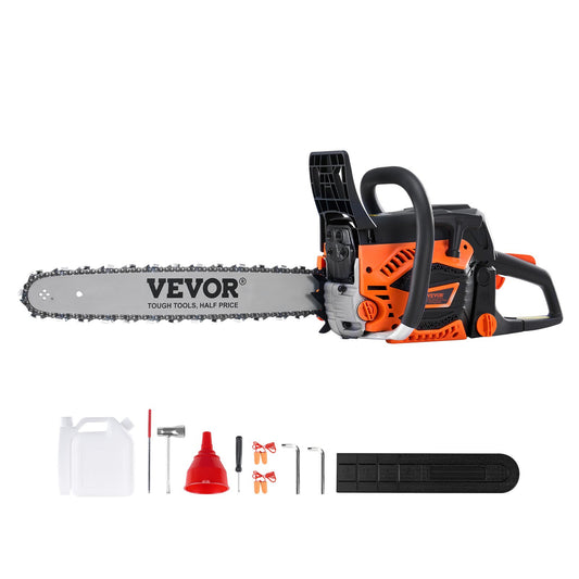 52CC 18" Gasoline Chainsaw Gas Powered Wood Cutting Engine Gas Chainsaw