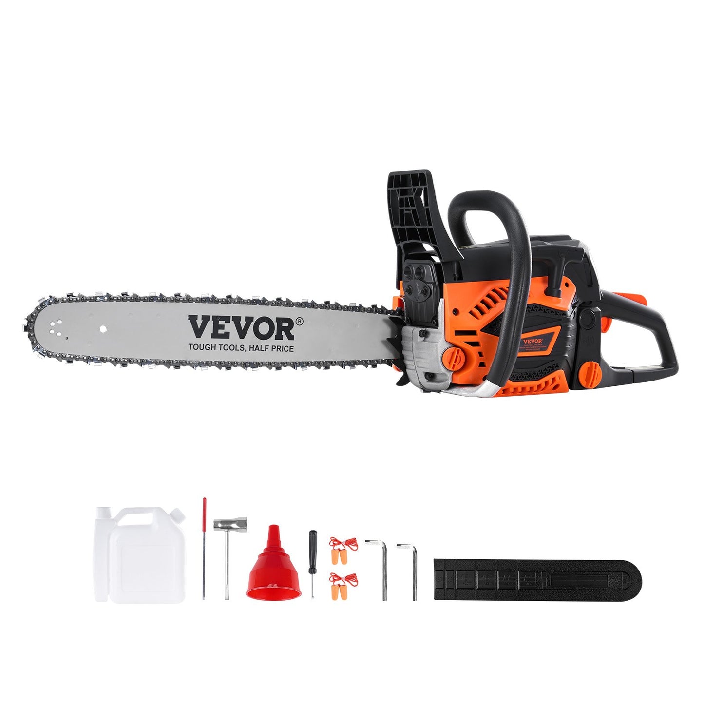 58CC 20" Gasoline Chainsaw Gas Powered Wood Cutting Engine Gas Chainsaw