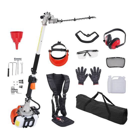 15.7-inch 26CC 2-stroke gas hedge trimmer Gas powered pole hedge trimmer