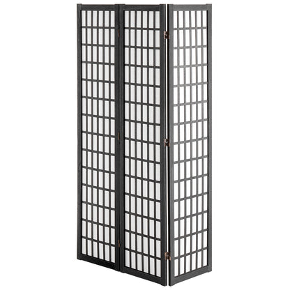 Room Divider Japanese Wall Divider 3 Panel Screen for Room Separation