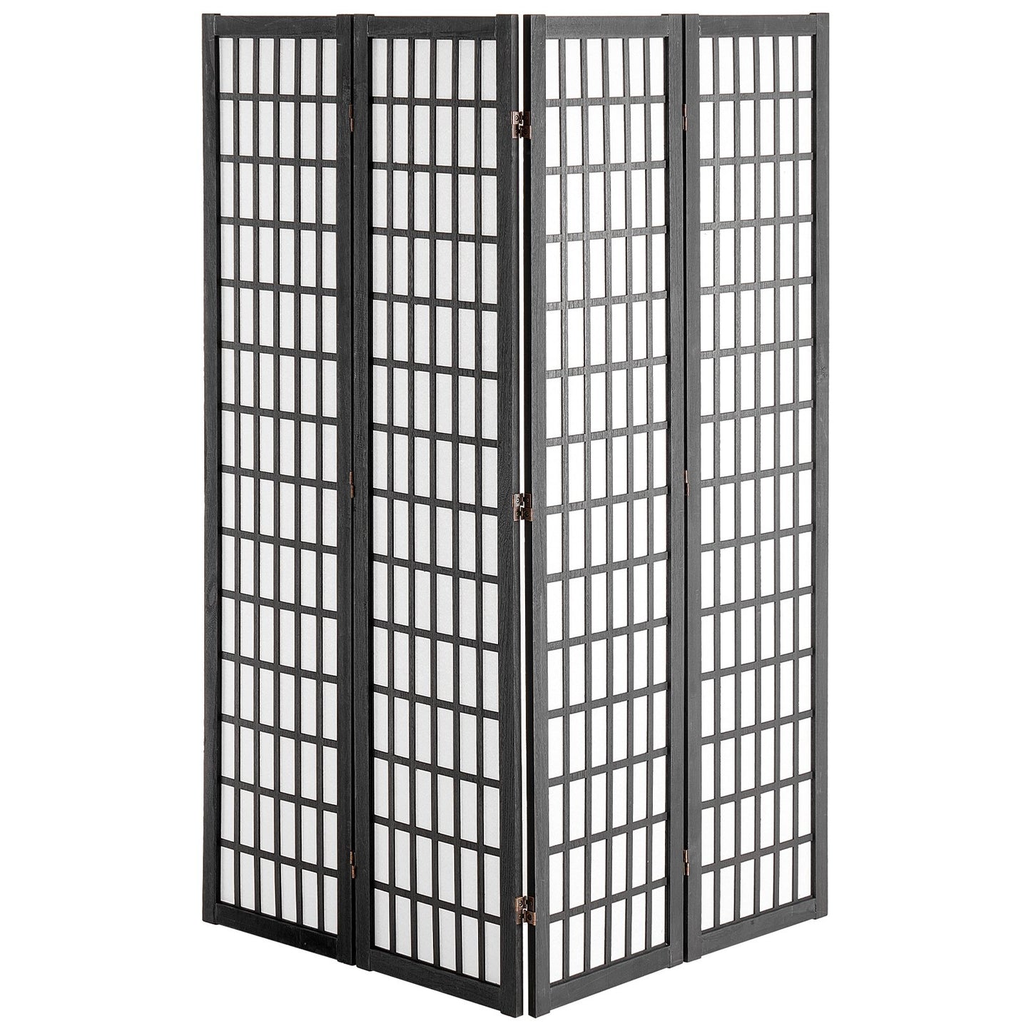 Room divider Japanese wall divider 4 panel screen for room separation