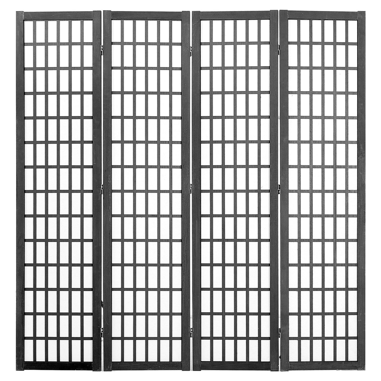 Room divider Japanese wall divider 4 panel screen for room separation