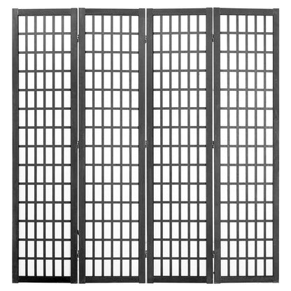 Room divider Japanese wall divider 4 panel screen for room separation