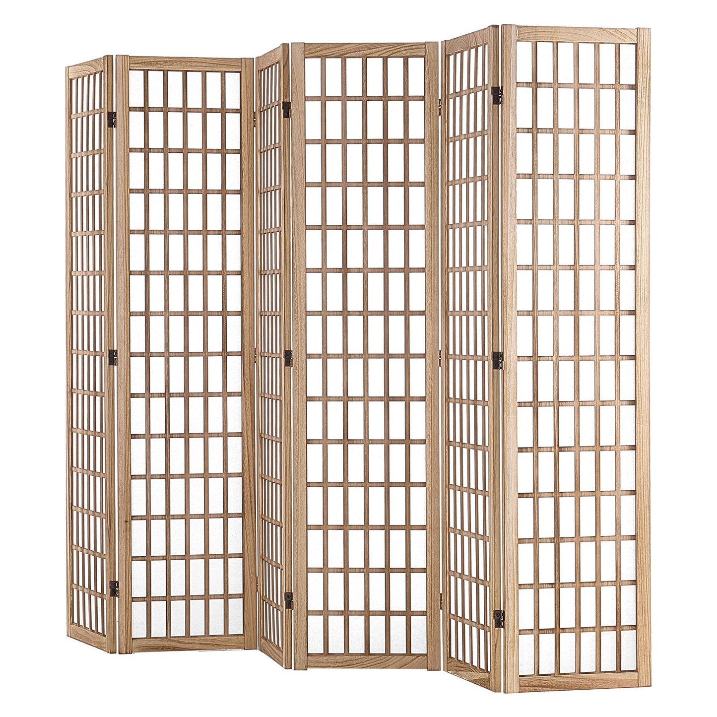 Room divider Japanese wall divider 6 panel screen for room separation
