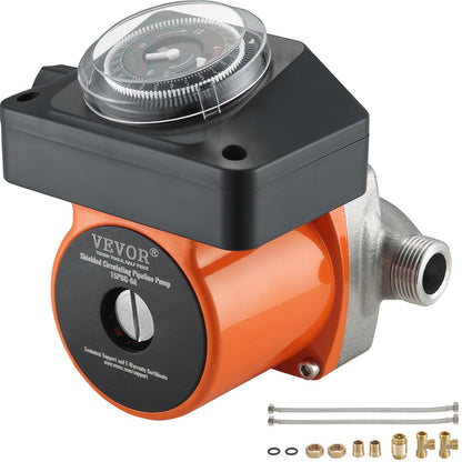 Warmwasser-Umwälzpumpe Umwälzpumpe DN20 Einlass/Auslass DN15 Adapter