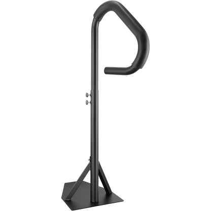 Bubbelpoolshandledare, 360 vridbar sidohandledare för spa med 35"-57" justerbar höjd, rostsäker aluminium Spa Step Bubbelstång med skjutbar bas för inomhus och utomhus, 600 LBS kapacitet