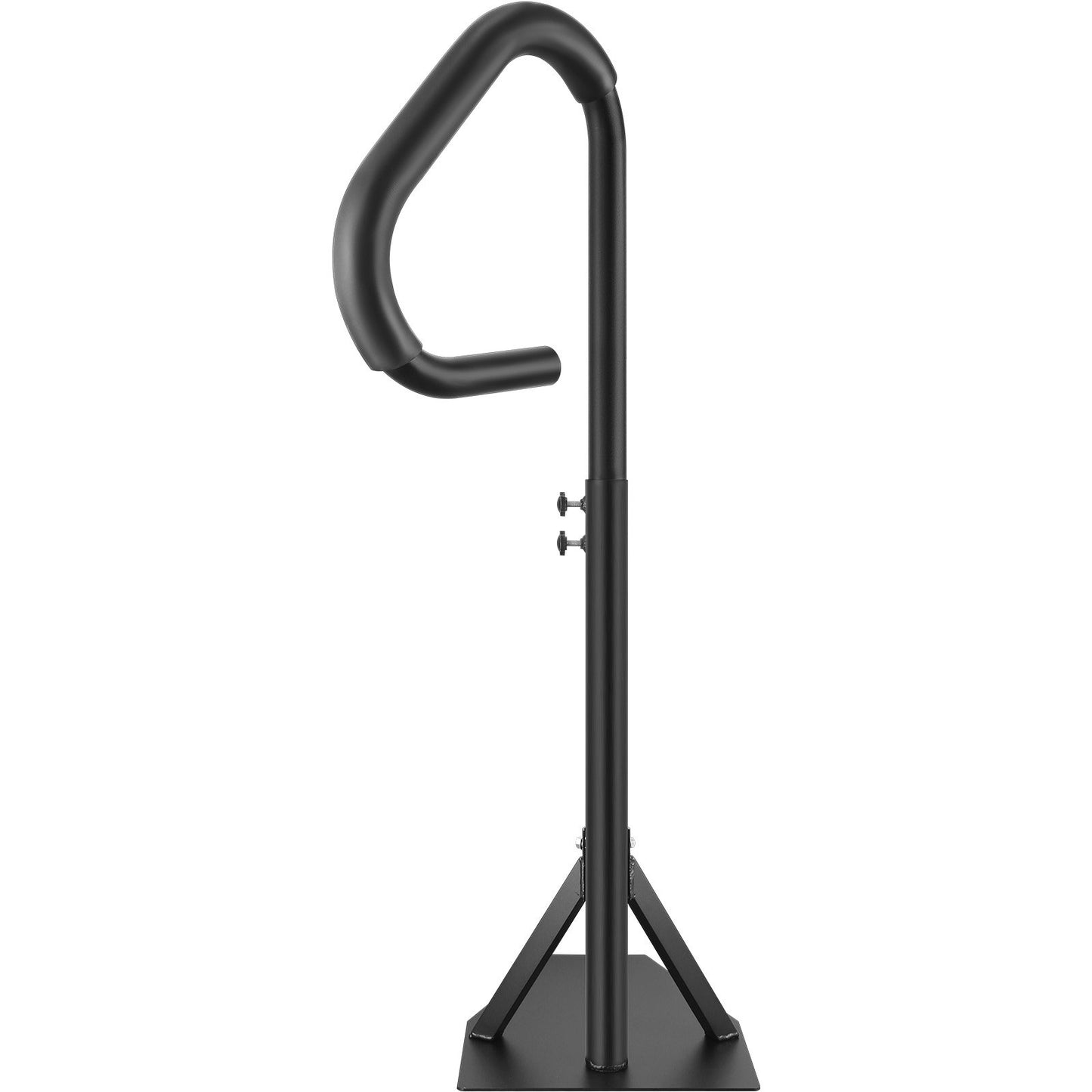 Bubbelpoolshandledare, 360 vridbar sidohandledare för spa med 35"-57" justerbar höjd, rostsäker aluminium Spa Step Bubbelstång med skjutbar bas för inomhus och utomhus, 600 LBS kapacitet
