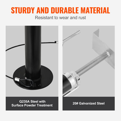 RV Slide Out Support Jacks, 5000 lbs Capacity Each Slide Out Stabilizer, Adjusts from 20"-48" Camper Slide Out Support Jacks, Heavy Duty Slide Out Stabilizers for RVs, Motorhomes and Trailers