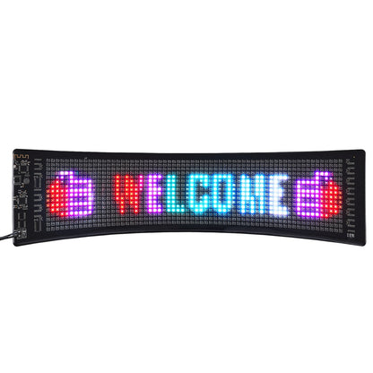 38x10cm Programmerbar LED-skylt Scrollande Display Board P5 Fullfärg