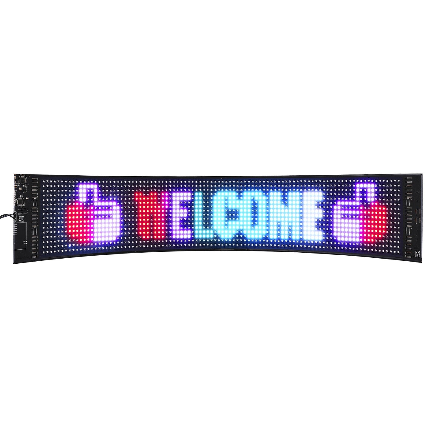 68x12cm Programmerbar LED-skylt Scrolling Display Board P6 Fullfärg