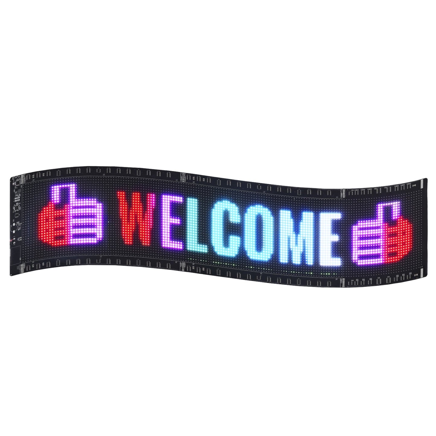 83,5x20cm Programmerbar LED-skylt Scrollande Display Board P5 Fullfärg