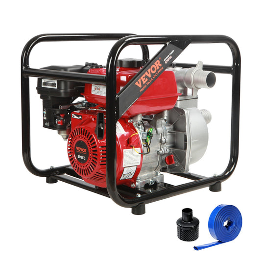 Gasoline Engine Water Pump Gas Powered Water Transfer Pump 2" 7HP 4-Stroke