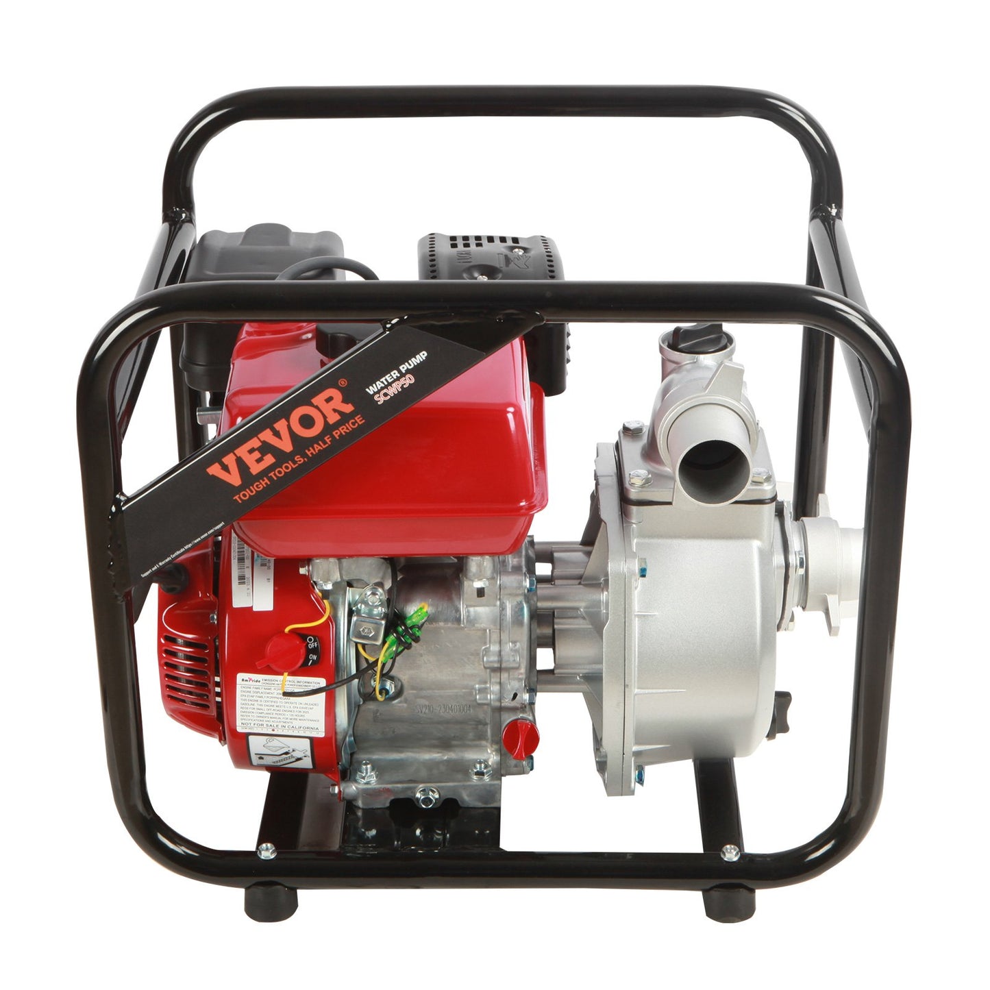Gasoline Engine Water Pump Gas Powered Water Transfer Pump 2" 7HP 4-Stroke