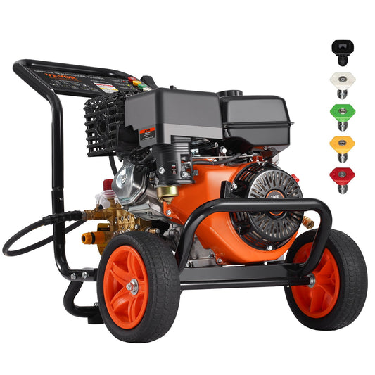 Gastryckstvätt 4400 PSI 15L/min 2,6 GPM med 5 munstycken för bilar