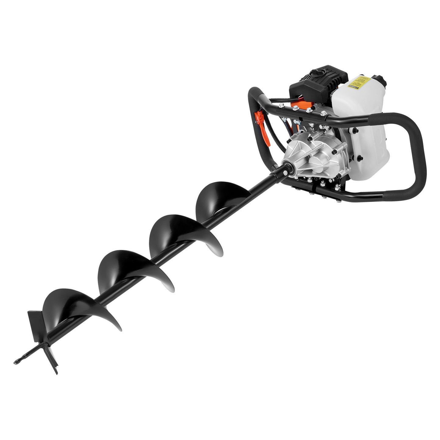 Gas Post Hole Digger 52CC 1450W med 6” & 10” borr och 3 förlängningsstav