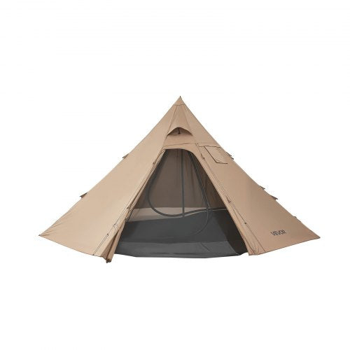 Camping tent with tipi and inner tent, lightweight for 4 people | EU