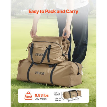 Tipi Heated Tent with Stove Outlet Waterproof Portable for Camping 4 People | EU