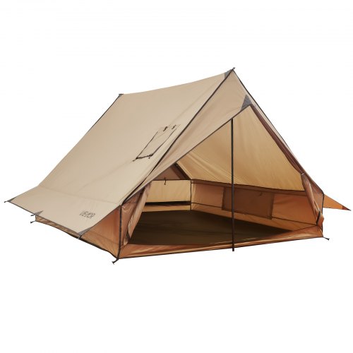 Cabin Hot Tent with Stove Jacket and Ground Mat Lightweight Camping for 2 People | EU