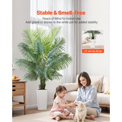 1829 mm artificial Areca palm in pot for home office | EU