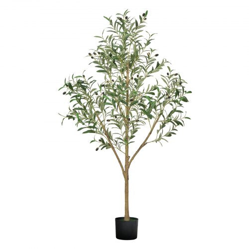 150 cm artificial olive tree tall artificial plant with pot for home office | EU