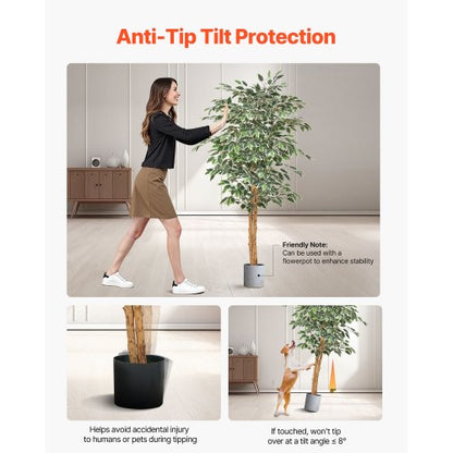 150 cm artificial ficus tree tall artificial plant with pot for indoor decoration | EU