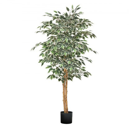 150 cm artificial ficus tree tall artificial plant with pot for indoor decoration | EU