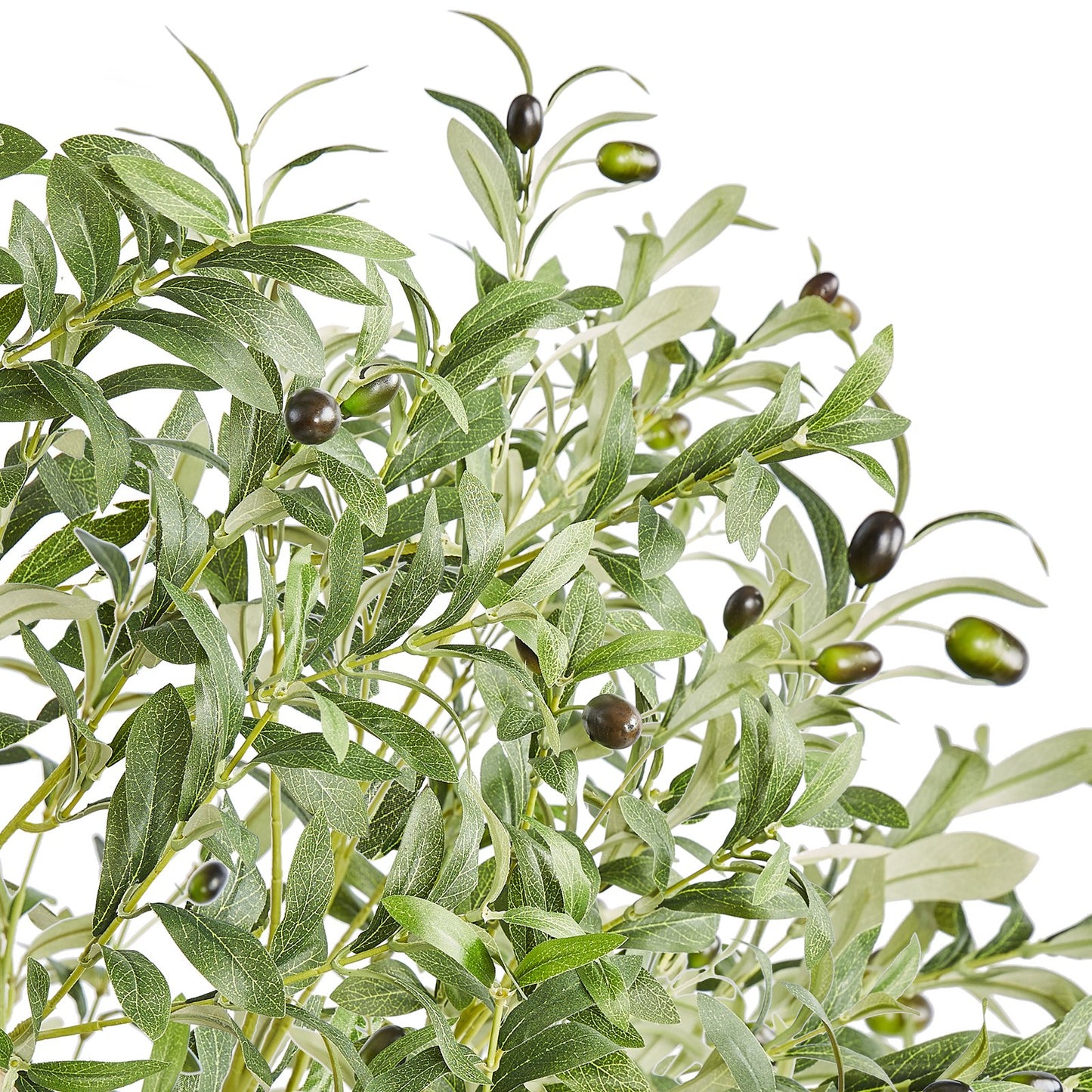 Artificial Olive Tree, 1.8m High Fake Plant, Safe PE Material and Tipover Protection Low Maintenance Plant, Lifelike Green Fake Potted Tree for Home Office Warehouse Decor Indoor Outdoor
