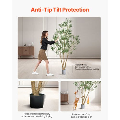 240 cm artificial olive tree tall artificial plant with pot for home office | EU