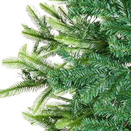 Christmas Tree 7.5 Feet Prelit Artificial Tree with 700 White LEDs 1319 tips