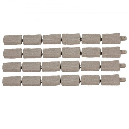 Fake Stone Landscape Edging 46.2 x 2.2 inch Lawn Edging, Fade Resistant | EU