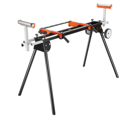 Miter Saw Stand 550lbs Load Capacity Steel, Foldable Miter Saw Stand