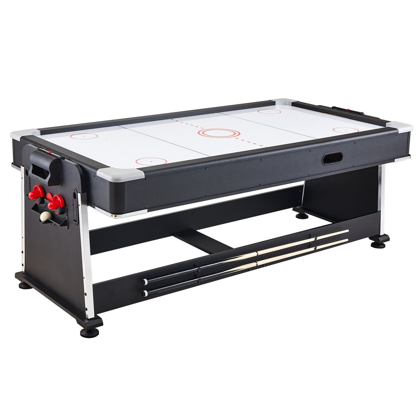 3-in-1 Rotating Swivel Multi Game Table Air Hockey Billiards Table Tennis