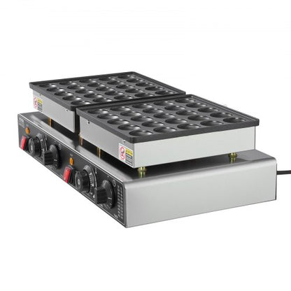 50 st Mini Holländsk Pannkaksjärn Kommersiell Dorayaki Bakare Non-stick 1800W