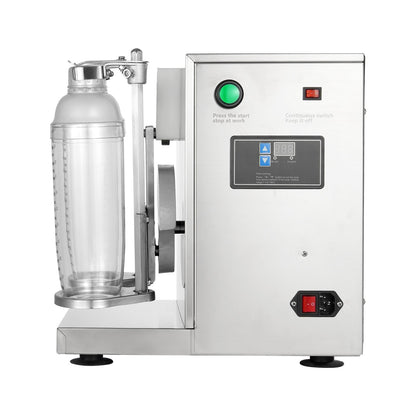 Milkshake Maker Machine 120W Elektrisk Milk Tea Shaker Rostfritt stål Kommersiell