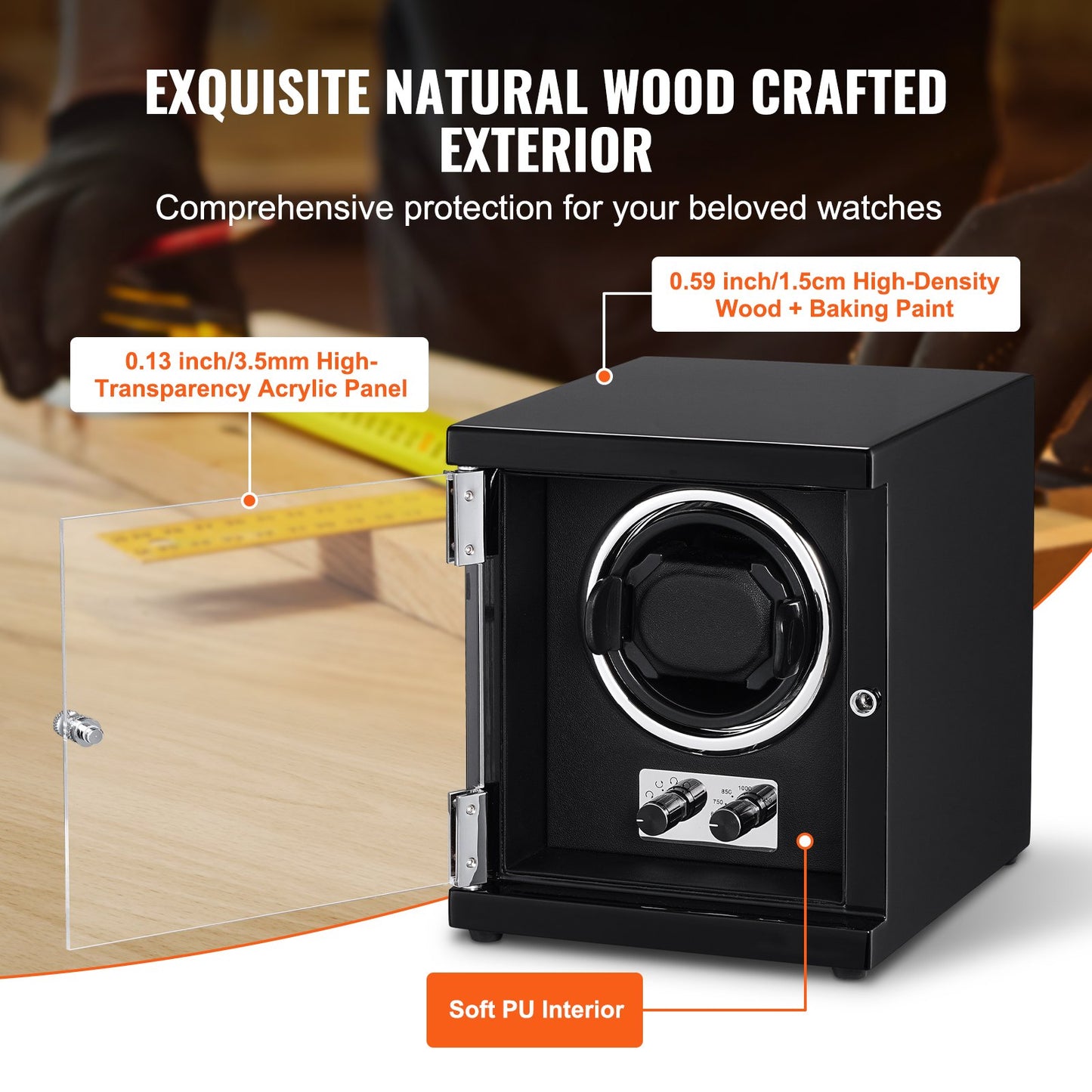 Watch Winder Simple Watch Winder for Automatic Watch with Mabuchi Motor