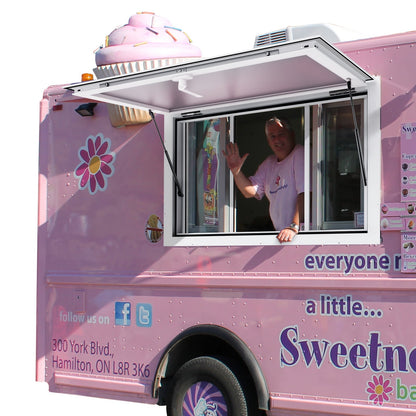 36"L x 24"W Concession Stand Serving Window Food Truck Service Awning