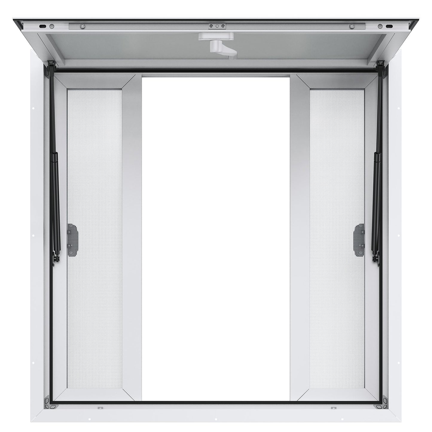 36"L x 36"W Imbissstand Servierfenster Food Truck Service Markise