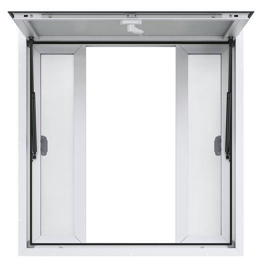 36"L x 36"W Koncessionsställ Servering Fönster Food Truck Service Markis