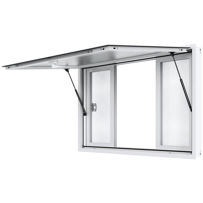 60"L x 36"W Concession Stand Serving Window Food Truck Service Awning