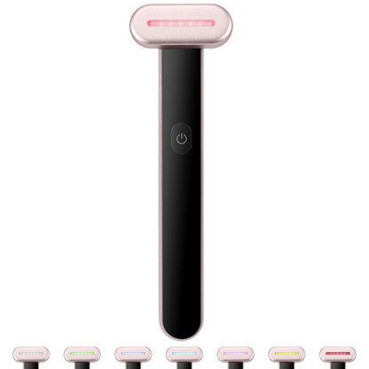 Red Light Therapy Wand 7-färgs LED-ljusterapi för ansikte, hals och ögon