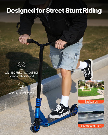 Stunt Scooter Street Trick Scooter för barn Vuxna Dubbellagersdäck