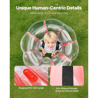 2-pack 3FT/0.9M Uppblåsbara Bumperbollar PVC Body Sumo Zorbboll Utomhus |  EU