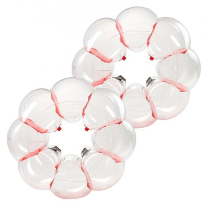 2-pack 3FT/0.9M Uppblåsbara Bumperbollar PVC Body Sumo Zorbboll Utomhus |  EU