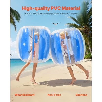 2-pack 3FT/0.9M Uppblåsbara Bumperbollar PVC Body Sumo Zorbboll Utomhus |  EU