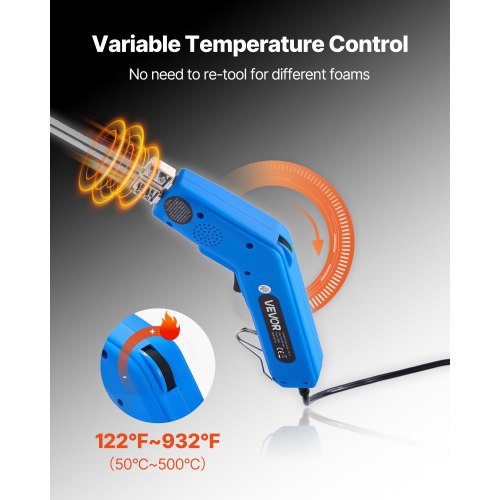Skumskärare med het kniv 200W 50℉ - 500℉ elektriskt skumskärverktygssats |  EU
