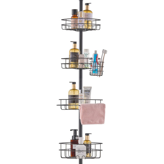 42" bis 114" hohe Duschkabine Caddy-Spannstange Rostfreie Spannstange