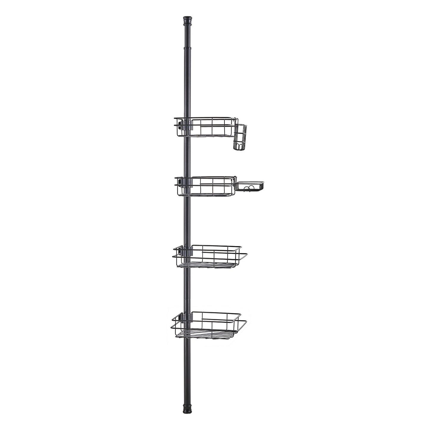 42" to 114" high shower enclosure Caddy tension rod Rustproof tension rod