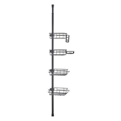 42" to 114" high shower enclosure Caddy tension rod Rustproof tension rod