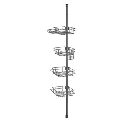 42" to 114" high shower enclosure Caddy tension rod Rustproof tension rod